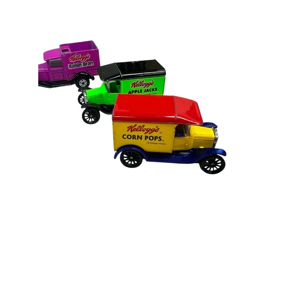 Kellogg's Cereal‎ Advertising Antique Matchbox Diecast Trucks Lot 1979